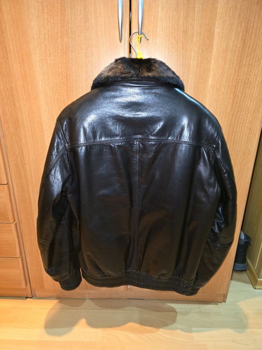 Кожанная куртка мужская