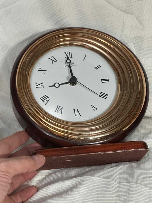 CEAS DE MASA - SEMINEU - Lemn + Argint 925 - London 1960 - 35g. !