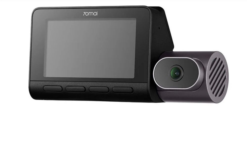 Set premium 2 camere 70mai Dash Cam 4K T800 cu 3 obiective (fata 4K, interior 1080P) + spate RC41 4K, GPS, HDR, ADAS