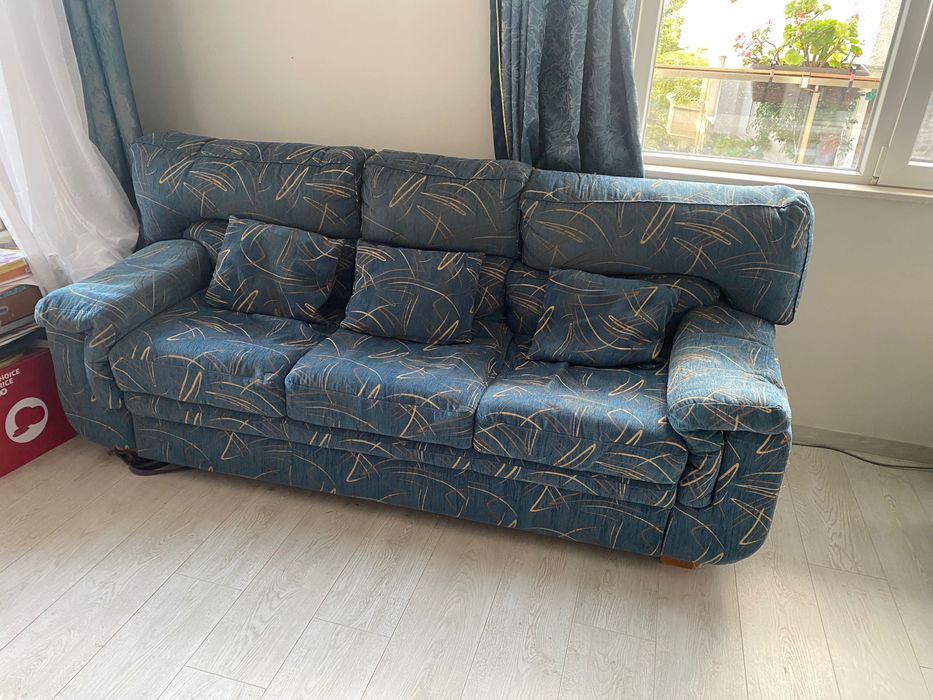 Диван б/у 195×220×90 без пари, Бриз Варна