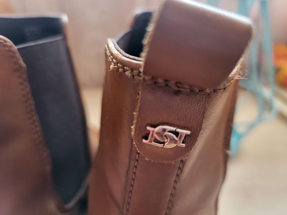 Дамски боти, естествена кожа, 39