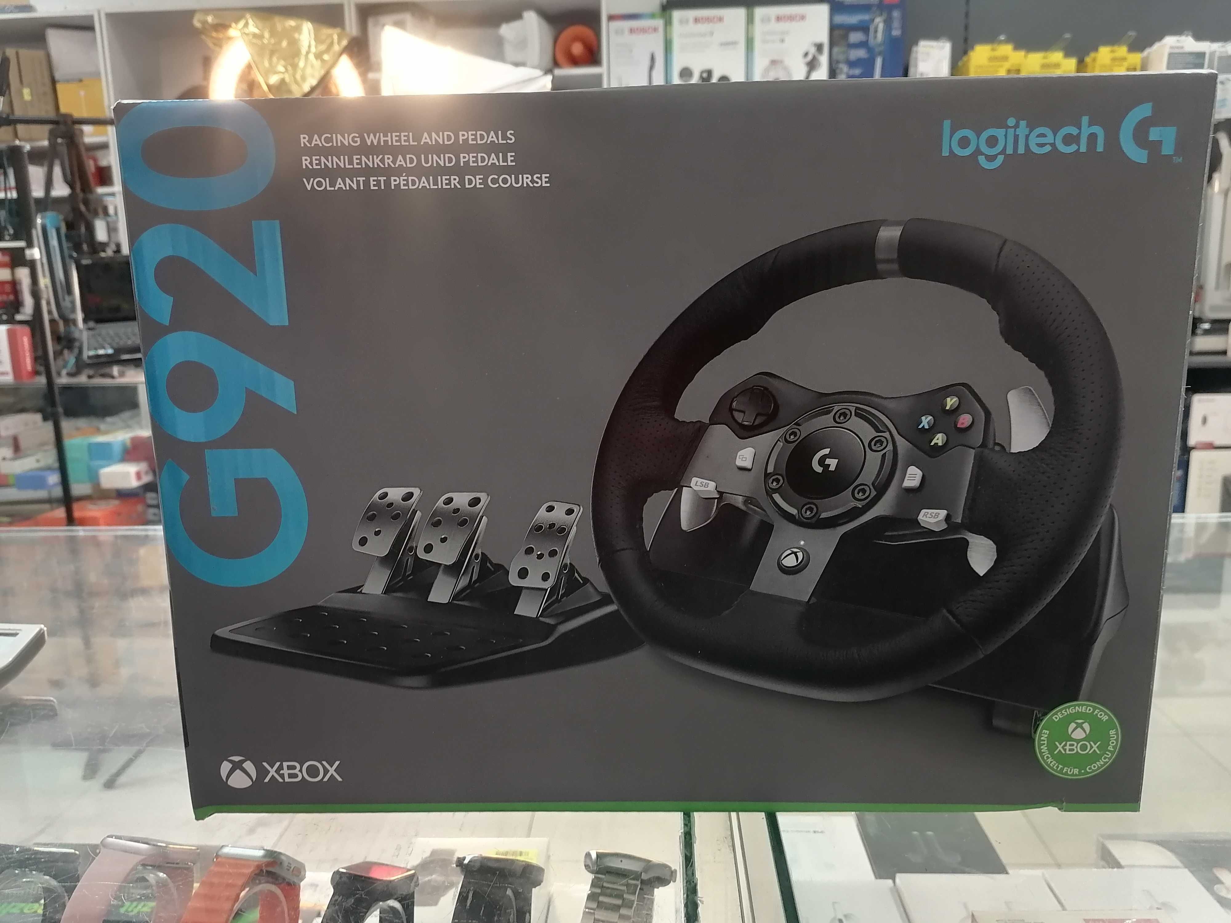 Игровой руль с педалями Logitech 920G для XB0X и ПК: 4 180 000 сум -  Аксессуары Ташкент на Olx