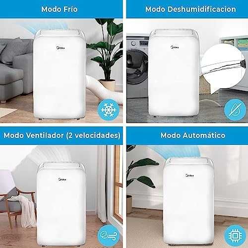 MIDEA Silent мобилен климатик 12000 BTU с евакуация