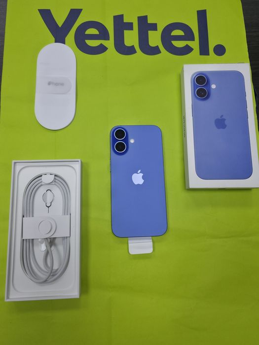 128GB iPhone 16 Гаранция Yettel 3г. 2027 Ultramarine / Син