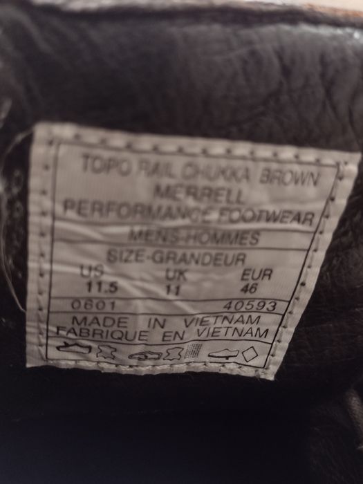 Merrell ghete piele mărimea 46