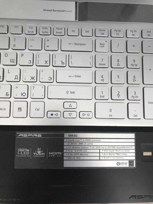 Ноутбук Acer Aspire 5943G