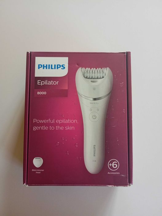 Epilator Philips Seria 8000 Wet & Dry