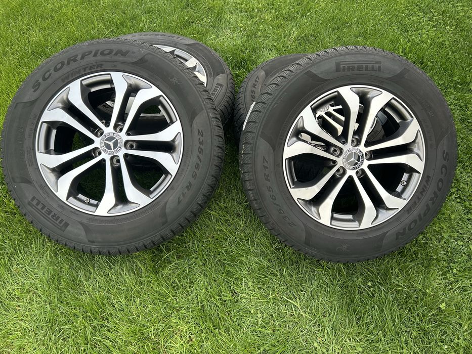Jante Set roti Mercedes GLC 5x112 cu Inele merg pe VAG Vw Skoda Seat