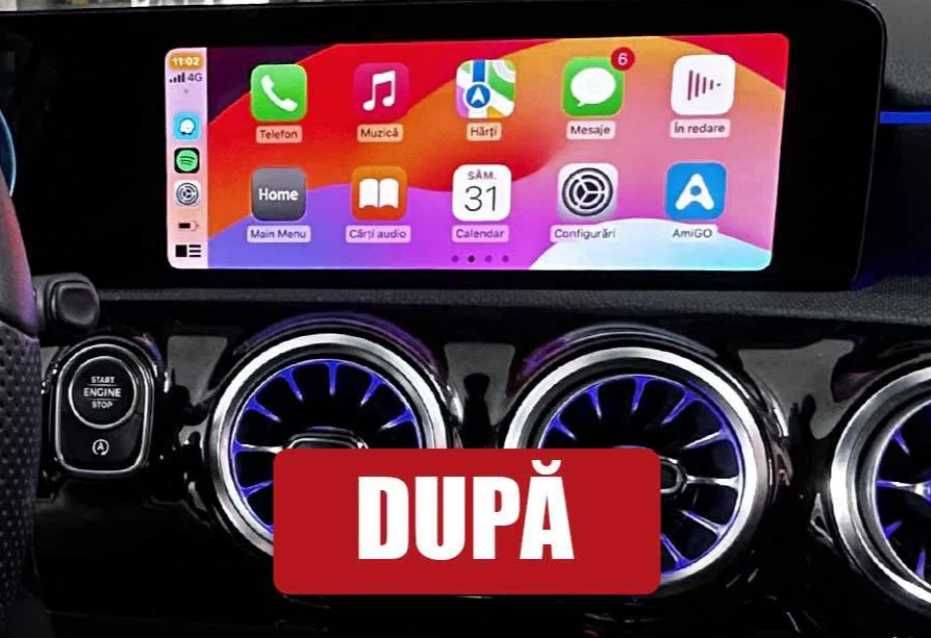 Apple CarPlay Fullscreen Wireless Mercedes-Benz MBUX A CLA GLA GLC GLE