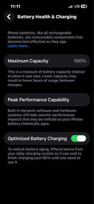 Iphone 13  128 gb  Battery Capacity 100%