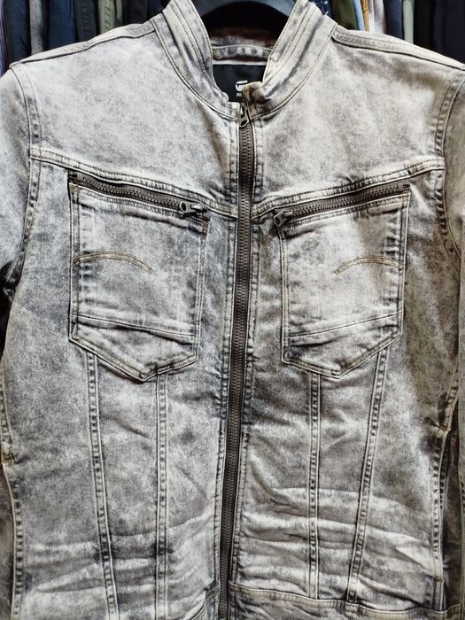 Оригинално дънково яке G-Star Raw Arc Zip Slim L , XL ново мъжко сиво