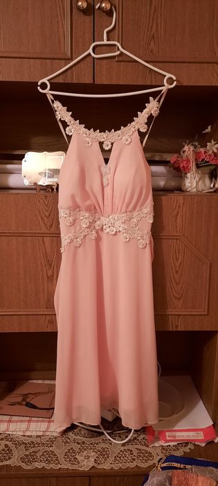 Rochie roz elegantă damă