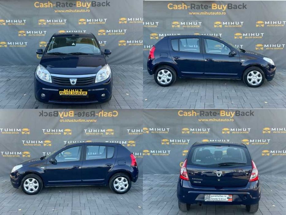 Dacia Sandero 1.2 Benzina (75 CP) 2012 Euro5 | Rate fixe | Garantie
