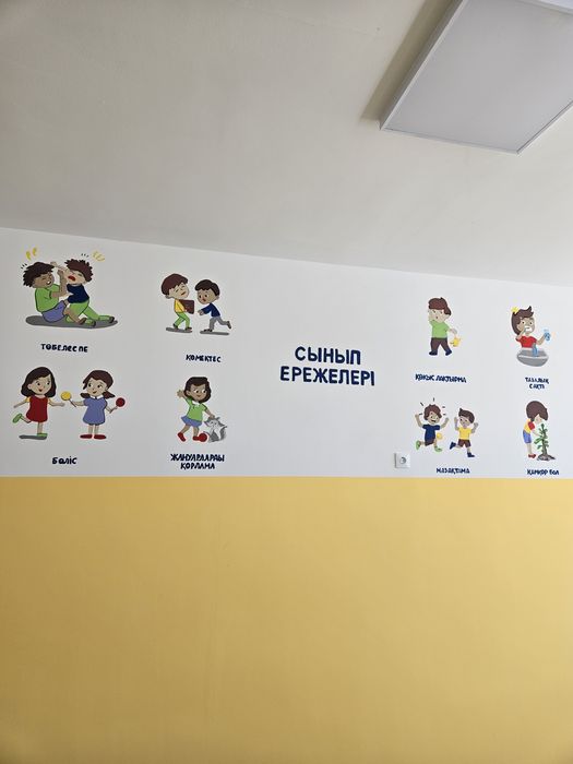 Роспись стен. Художник.