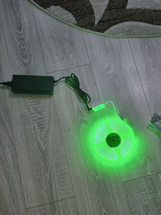 Bandă LED COB RGBW 10m WiFi – 672 LED/m, 24V, Alexa & Google Home