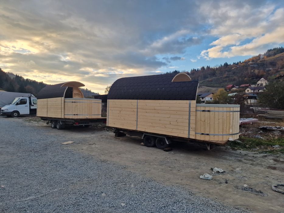 Ciubar Polipropilena jacuzzi și sauna pe remorca certificat calitate