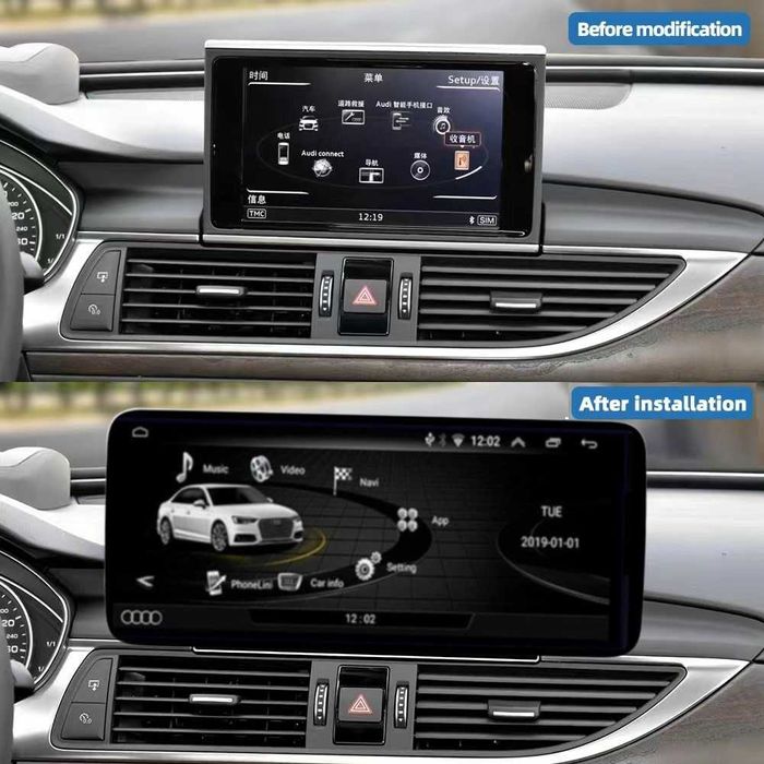 AUDI A6L 2012/2015 HN+R 10.25" - андроид навигация, 3217+10/+12