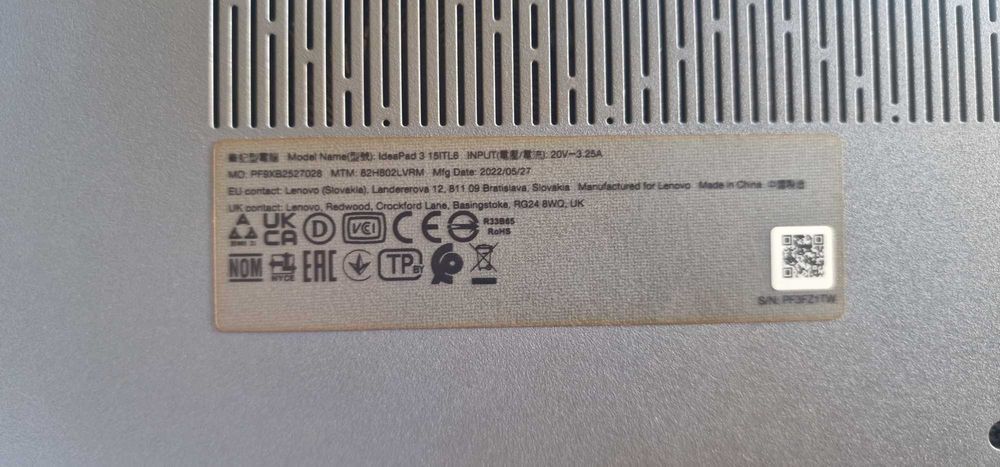 Vand/dezmembrez display laptop Lenovo IdeaPad3, Gen 11th, i3,