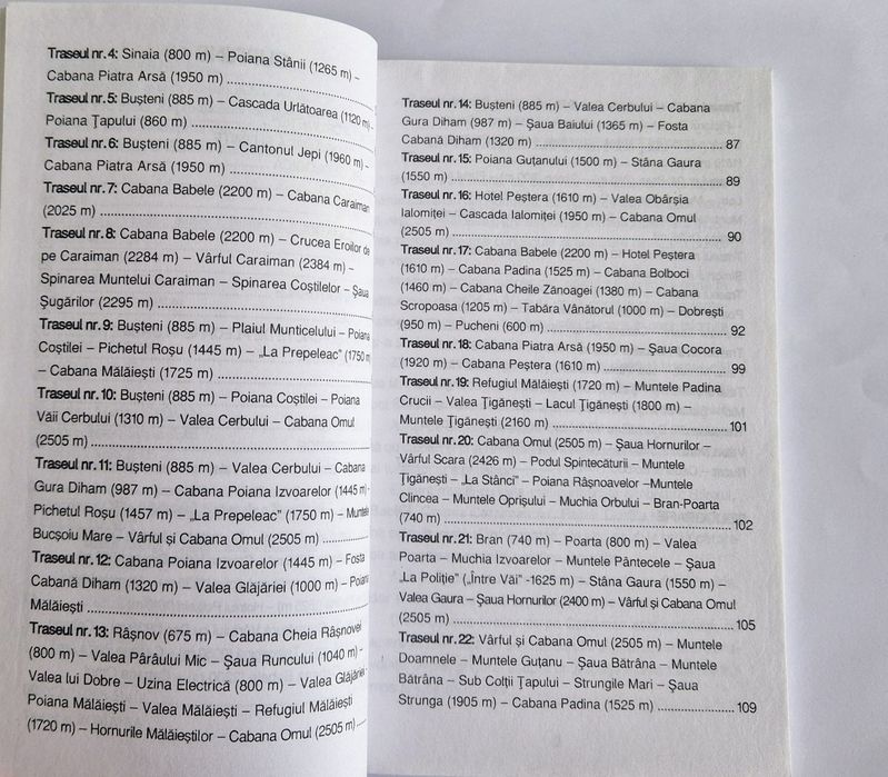 Cărți Munții Noștri cu hărți,Bucegi ghid
