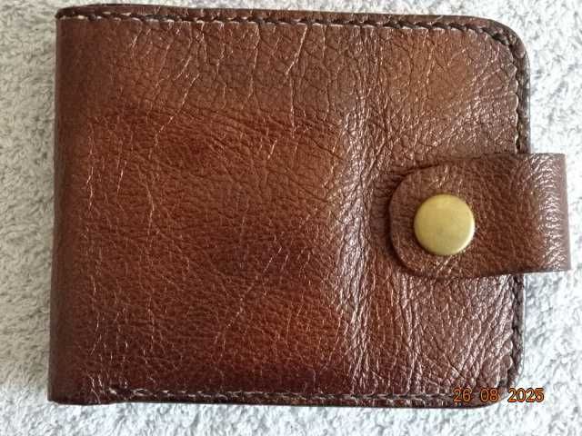 мъжки портфейл /естествена кожа/ ръчна изработка