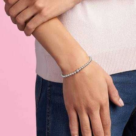 PANDORA Brățară cu mărgele în stil pavé, noua, pret excelent!