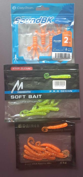 Силикони за ЛРФ, сафрид, костур, кефал, дроп-шот + бонуси