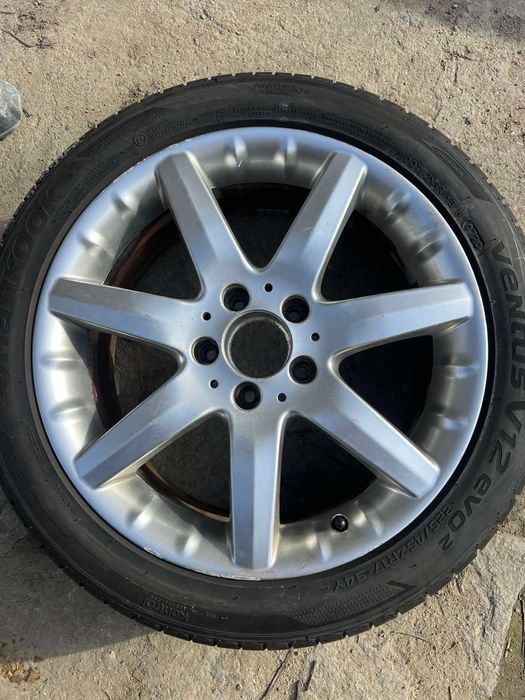 17 цола  алуминиеви джанти за Мерцедес C classe  CLK Ц класа W209 с гуми Hankook Ventus V12 Evo 2 K120 XL 225/45/17 Mercedes Benz 17 '' Rims w tires