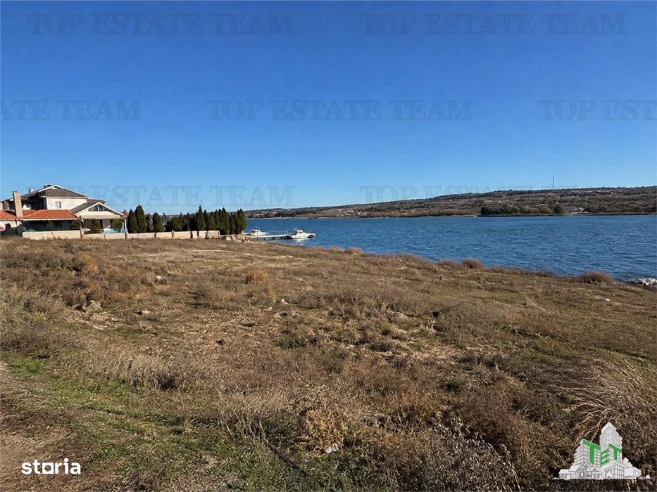 Teren premium 500 mp cu deschidere 25 m – Prima linie la Lacul Limanu,