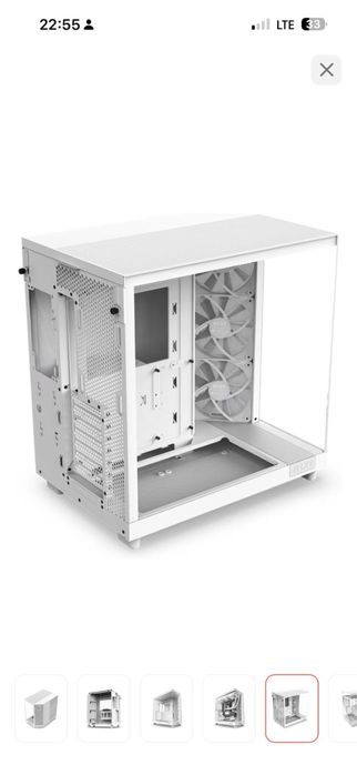 Корпус для компьютера NZXT H6 FLOW, кейс