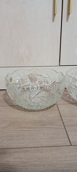 Фруктовница хрусталь