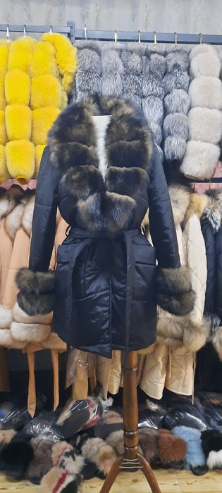 Ново Зареждане!Палто от естествен косъм/яке/сако