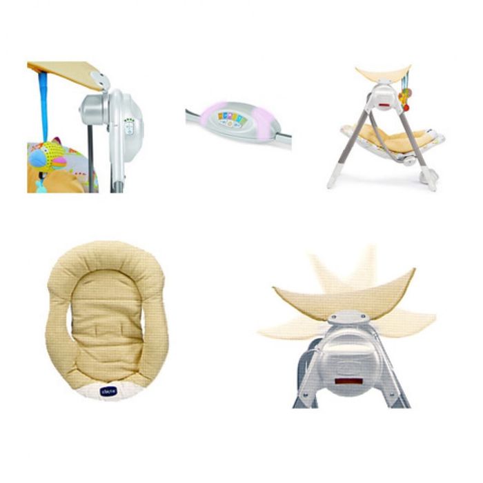 Шезлонг Люлка Chicco - Polly Swing