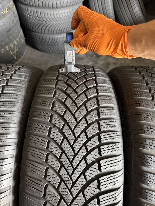4 anvelope iarna ca NOI 215/55/18 , Bridgestone , 7.4-7.8 mm !