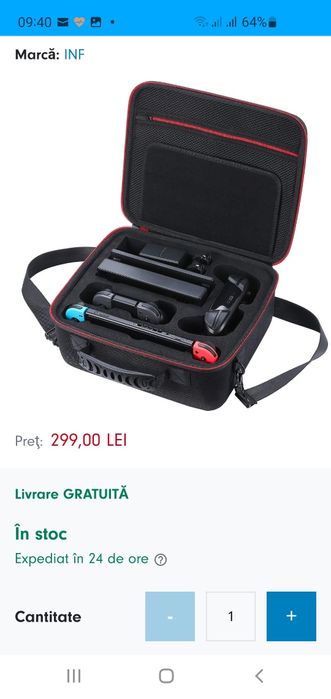 Geanta pt nitendo