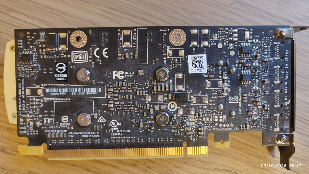 Видео карта NVIDIA Quadro P400 – Low Profile