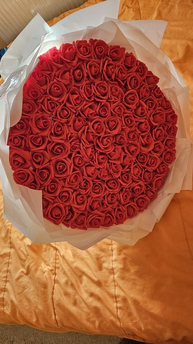 Букет от вечни рози