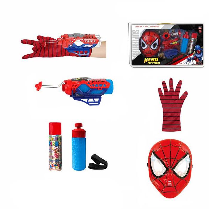 Светеща маска, ръкавица и паяжина .2 модела. DARENLAND