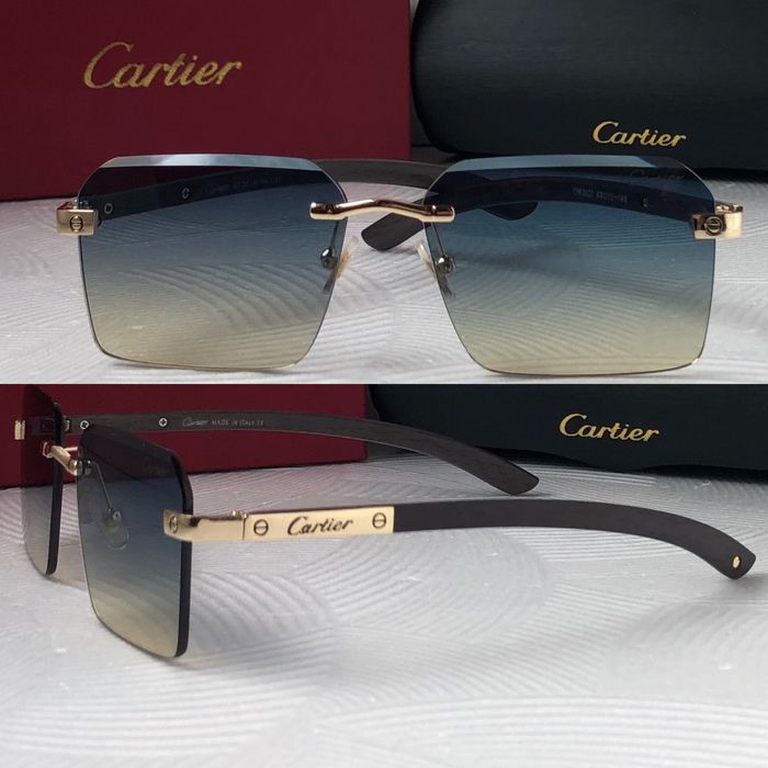 Мъжки слънчеви очила дървени дръжки 4 цвята