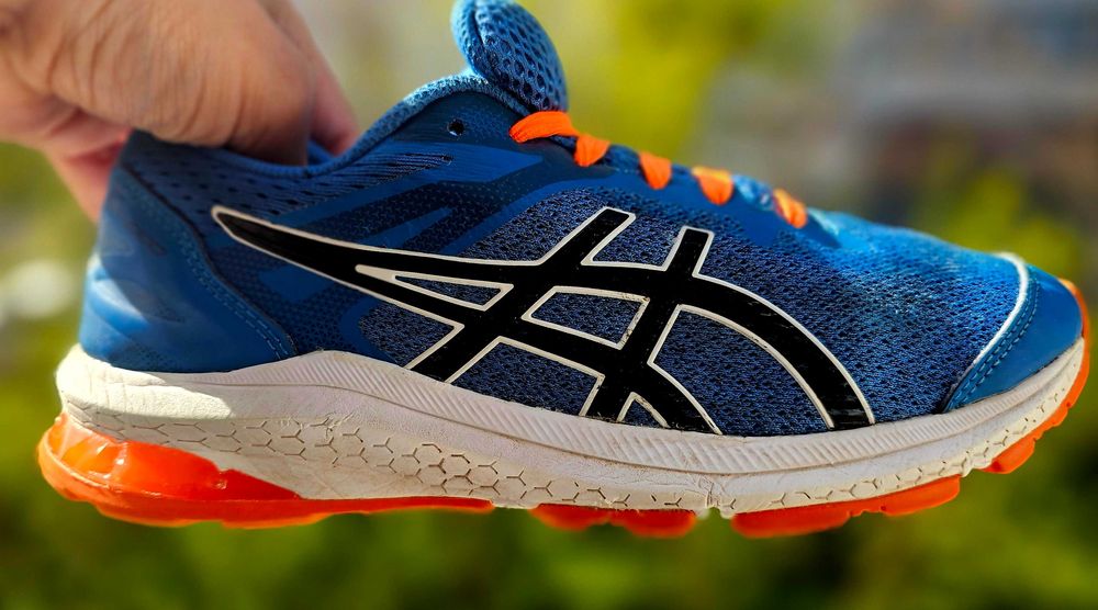 Asics GT-1000 10 GS – Mărimea 37 – Albastru/Portocaliu șireturi elastice