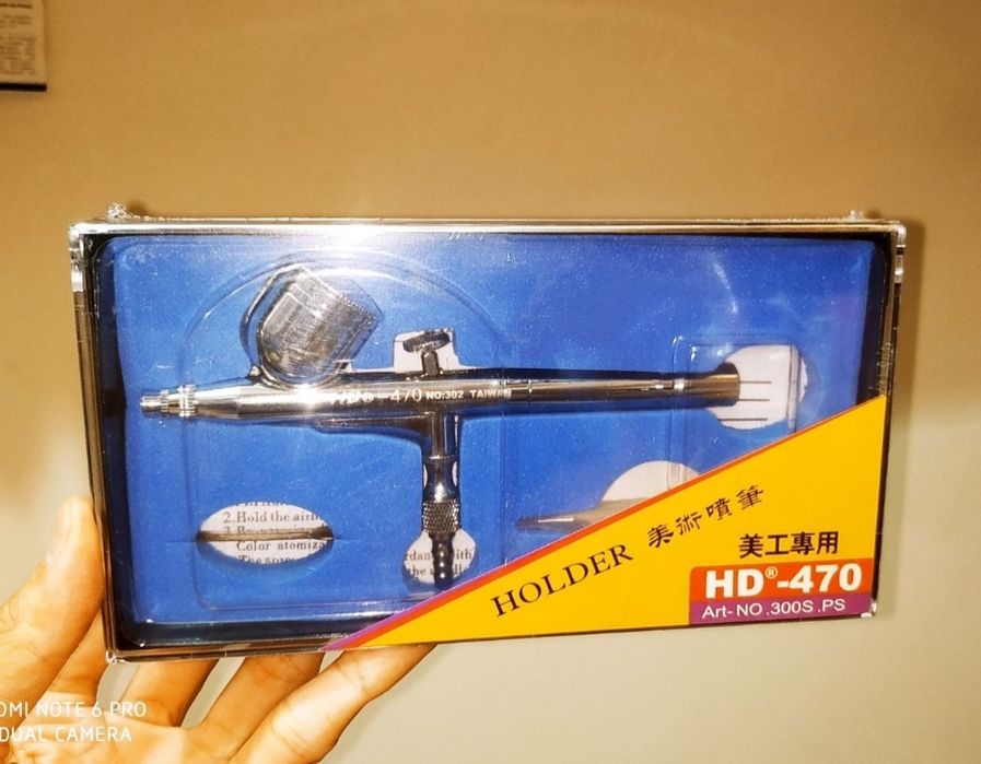 Аэрограф распылитель краски пульверизатор краскопульт airbrush айрогрф