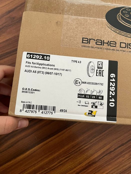 Discuri si placute frana fa NOI - Audi A4- B8