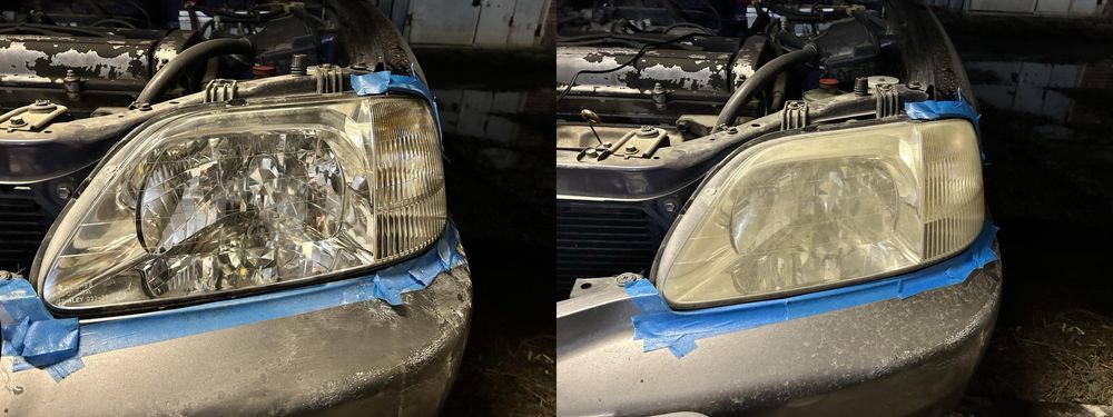 Химическая полировка фар