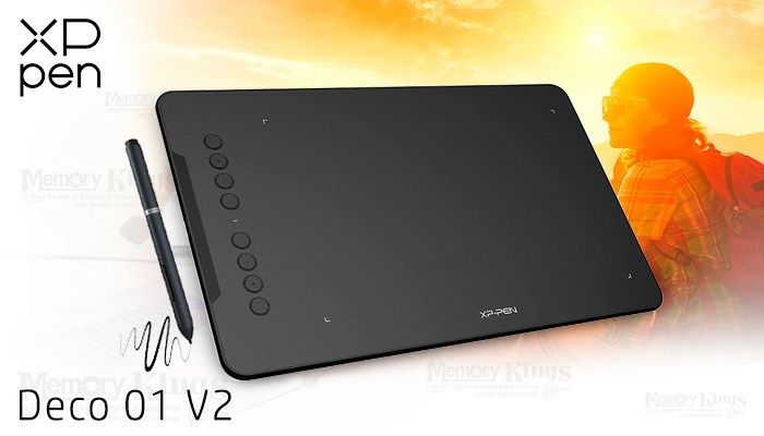 Абсолютно новый, запечатанный графический планшет XP-PEN Deco01V2