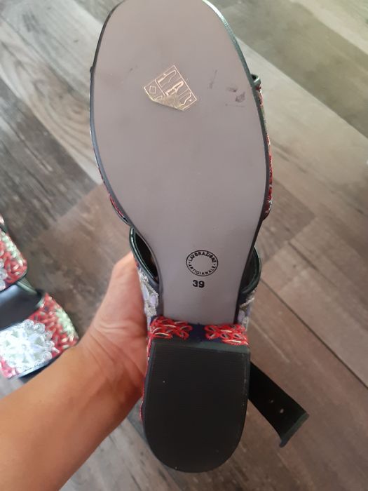 Sandale damă cu toc gros 39