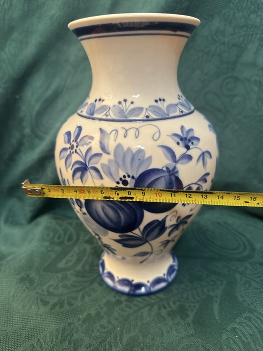 Красиви руски кобалтови вази и кана Гжел/Гжела и Кисловодск, СССР