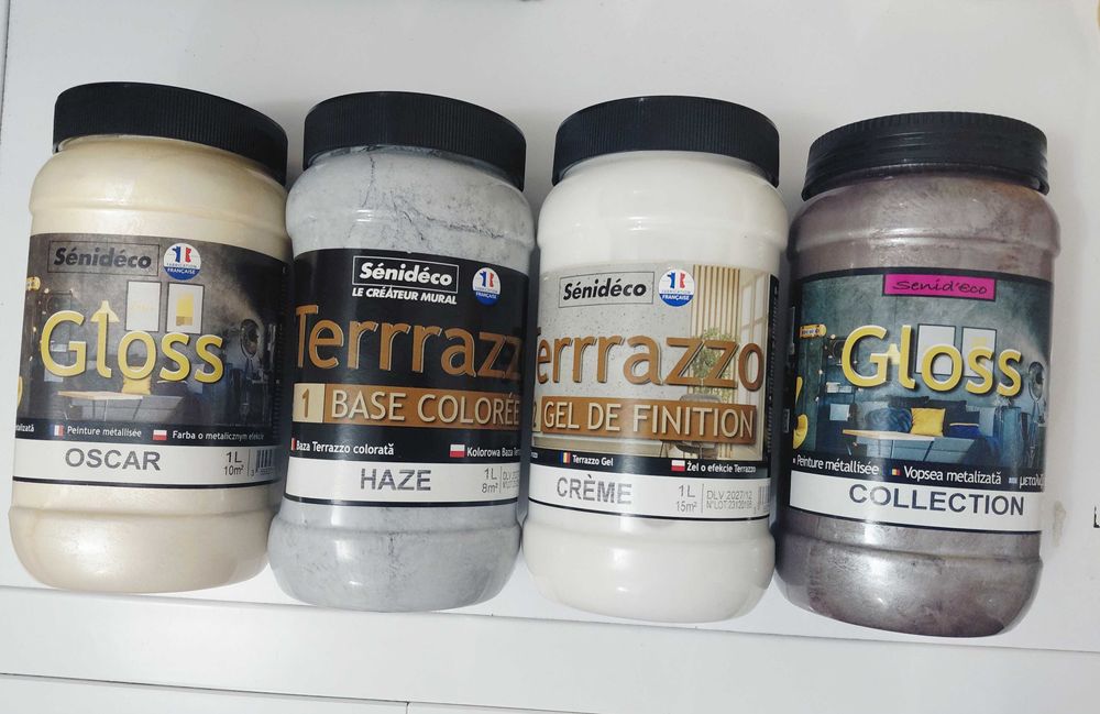 Vopsea decorativa 4 buc la pret de 1