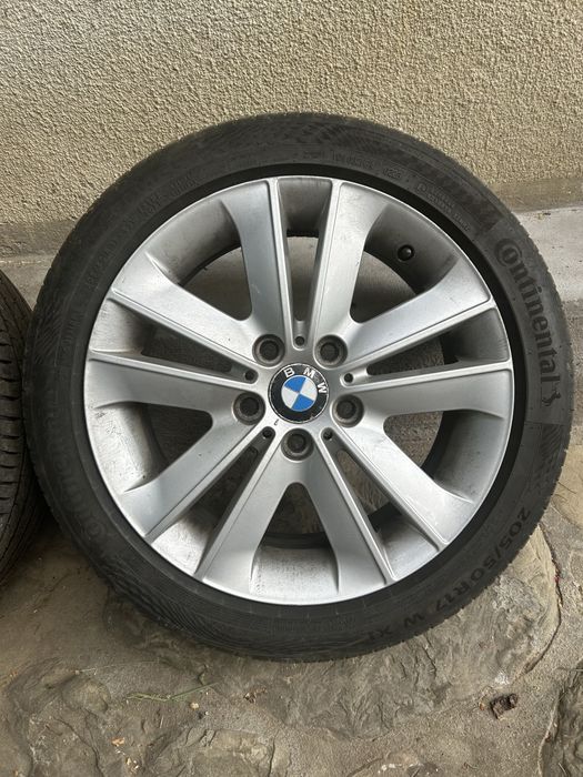 Set jante originale bmw plus cauciucuri de vara 205/50/17
