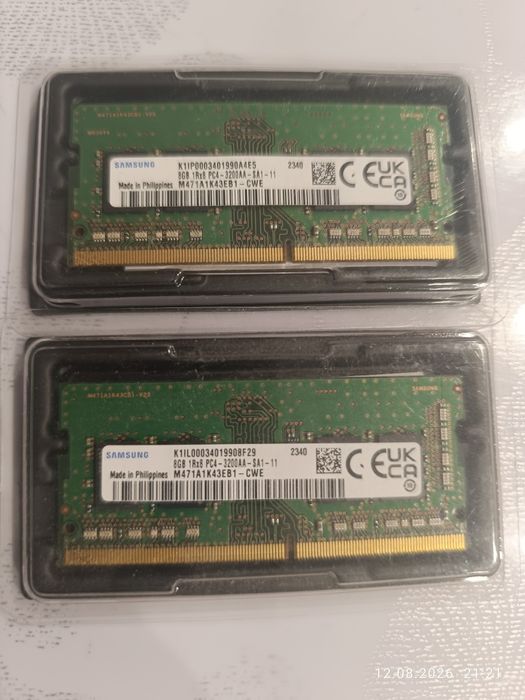 Продам DDR4 8Gb 3200 Самсунг