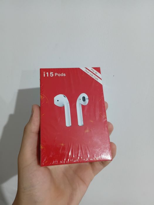 Airpods i 11, i 15 simsiz naushnik yangi va arzon