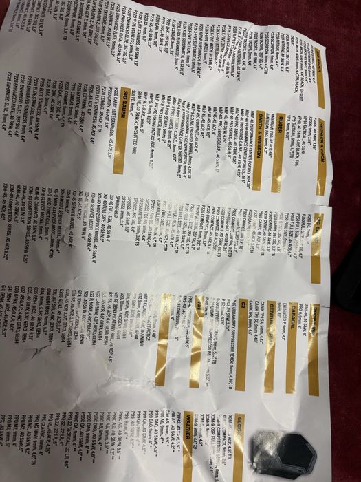 Кобур за глок 17 с фенер